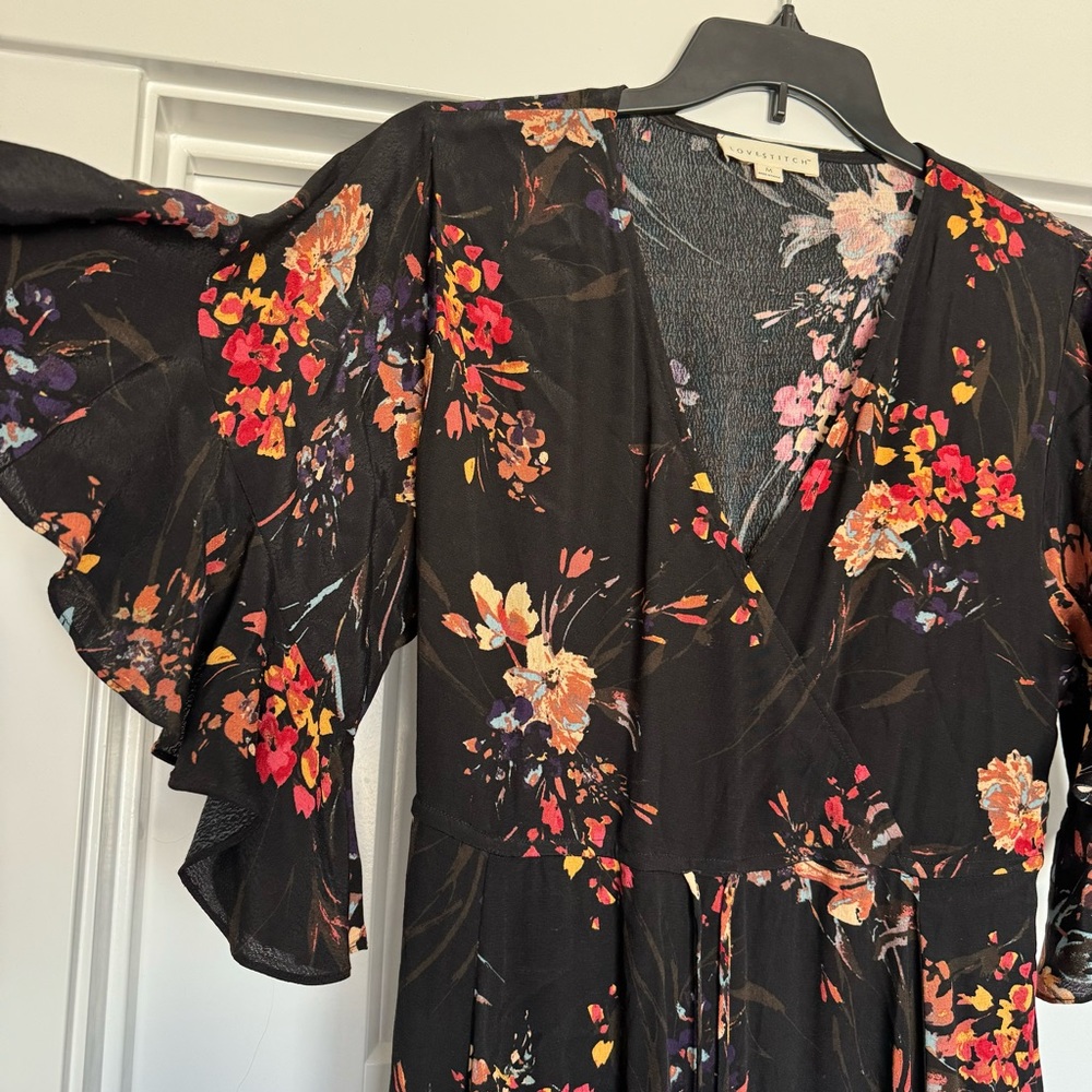 Shop Zoco Flowly Floral Black Dress